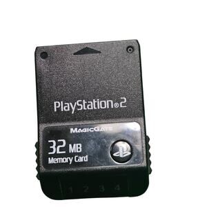 SALE 32MB Memory Card PlayStation2 MagicGate Katana Game Accessory RARE tested